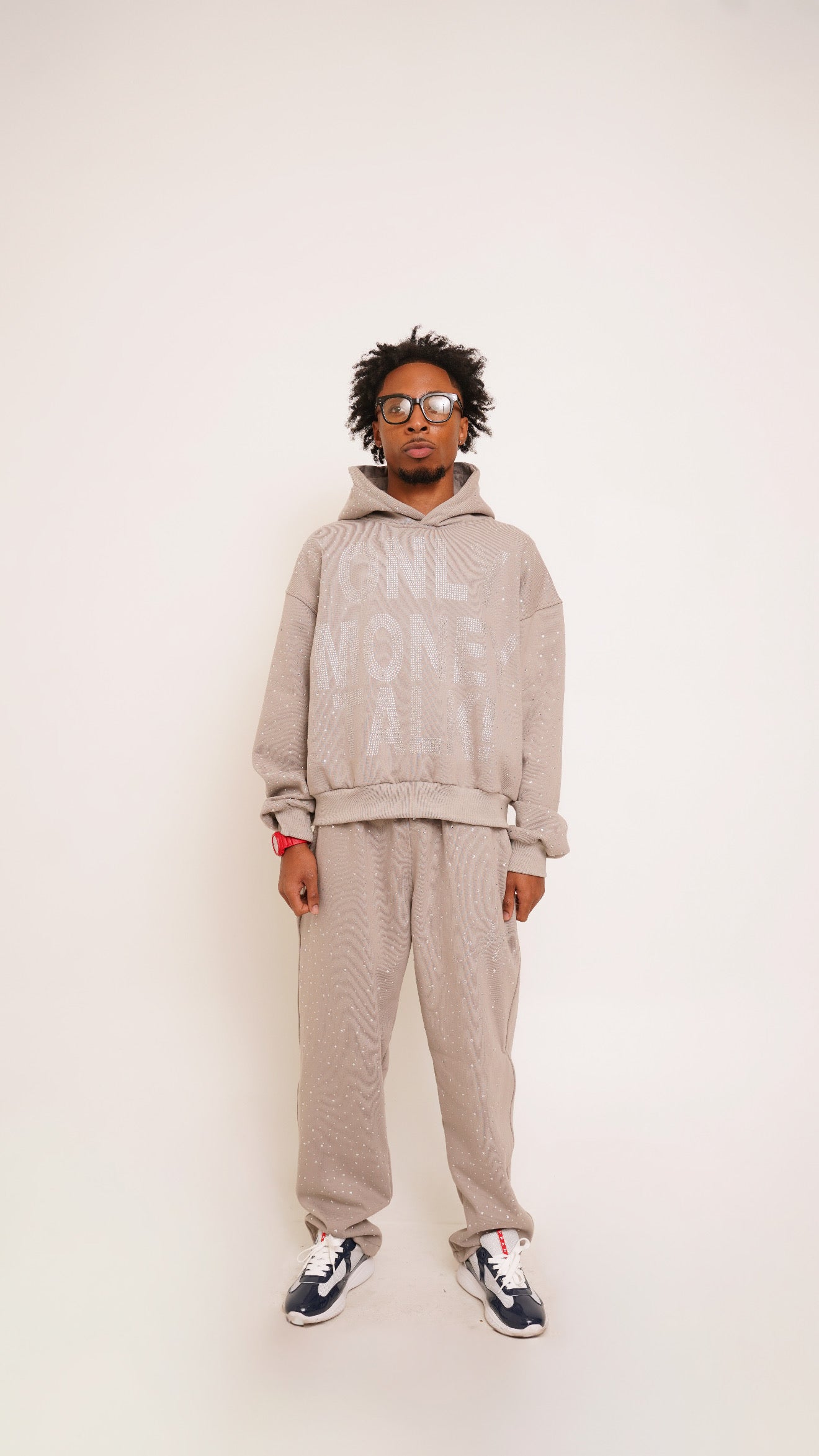 OnlyMoneyTalk “Grey” Pop Star hoodie
