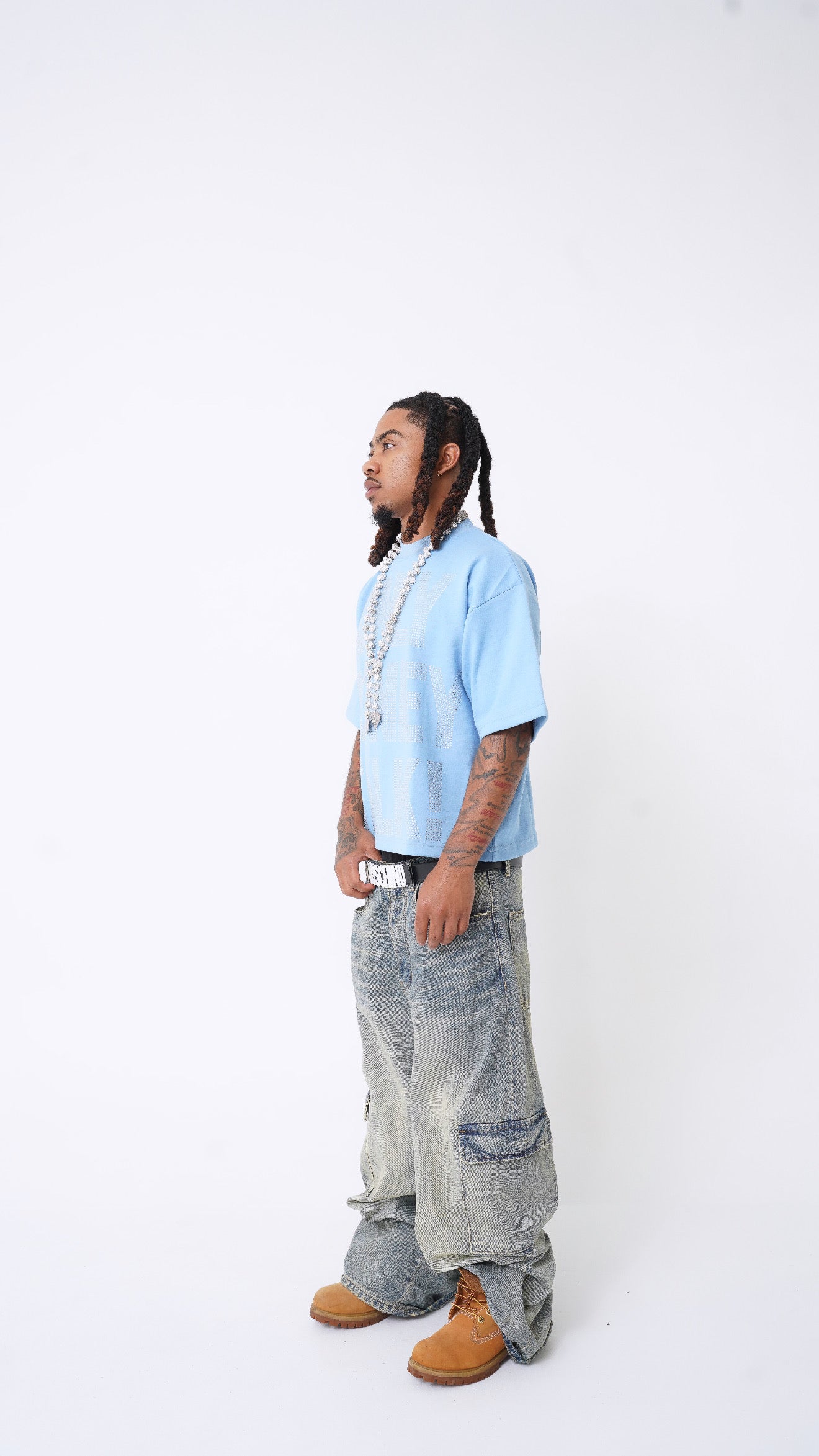 OnlyMoneyTalk Diamond (Baby blue) Tee