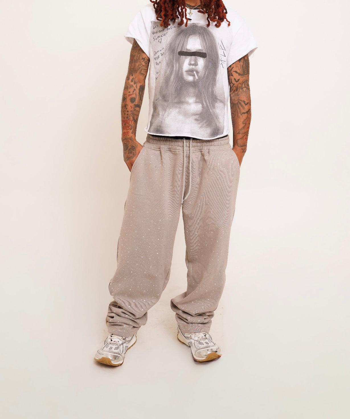 Pop Star “Grey Sweats “