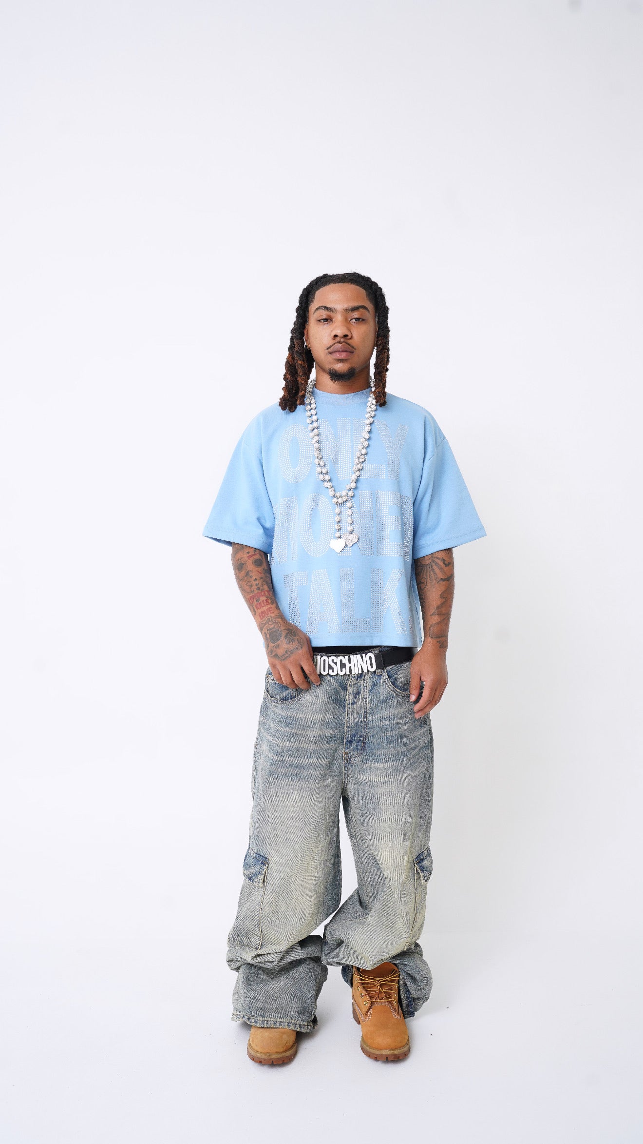 OnlyMoneyTalk Diamond (Baby blue) Tee