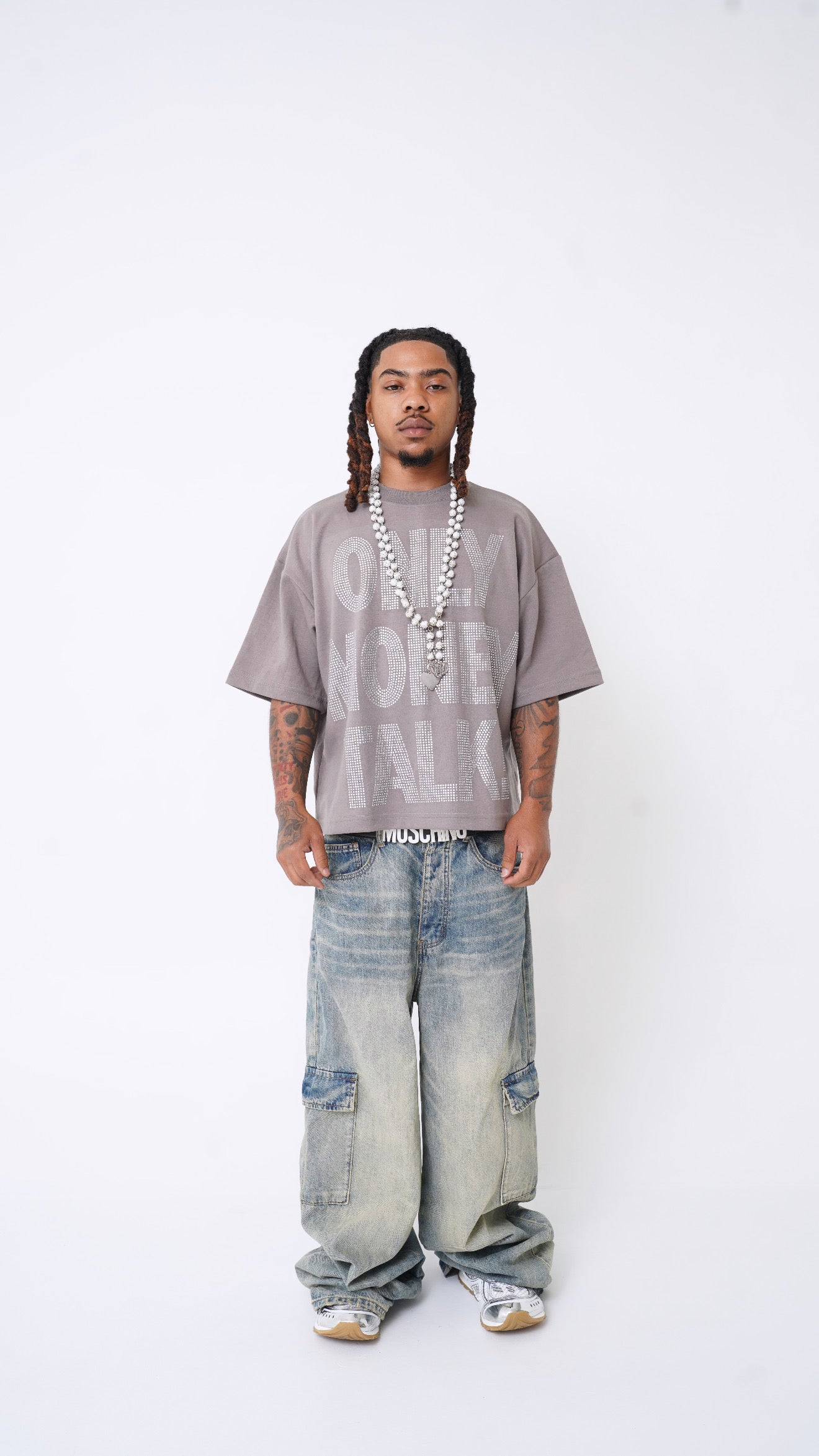 OnlyMoneyTalk Diamond (Grey) Tee