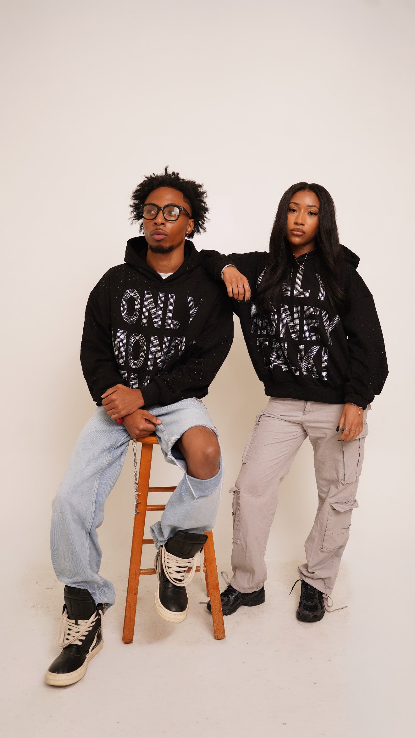OnlyMoneyTalk “Black” Pop Star Hoodie