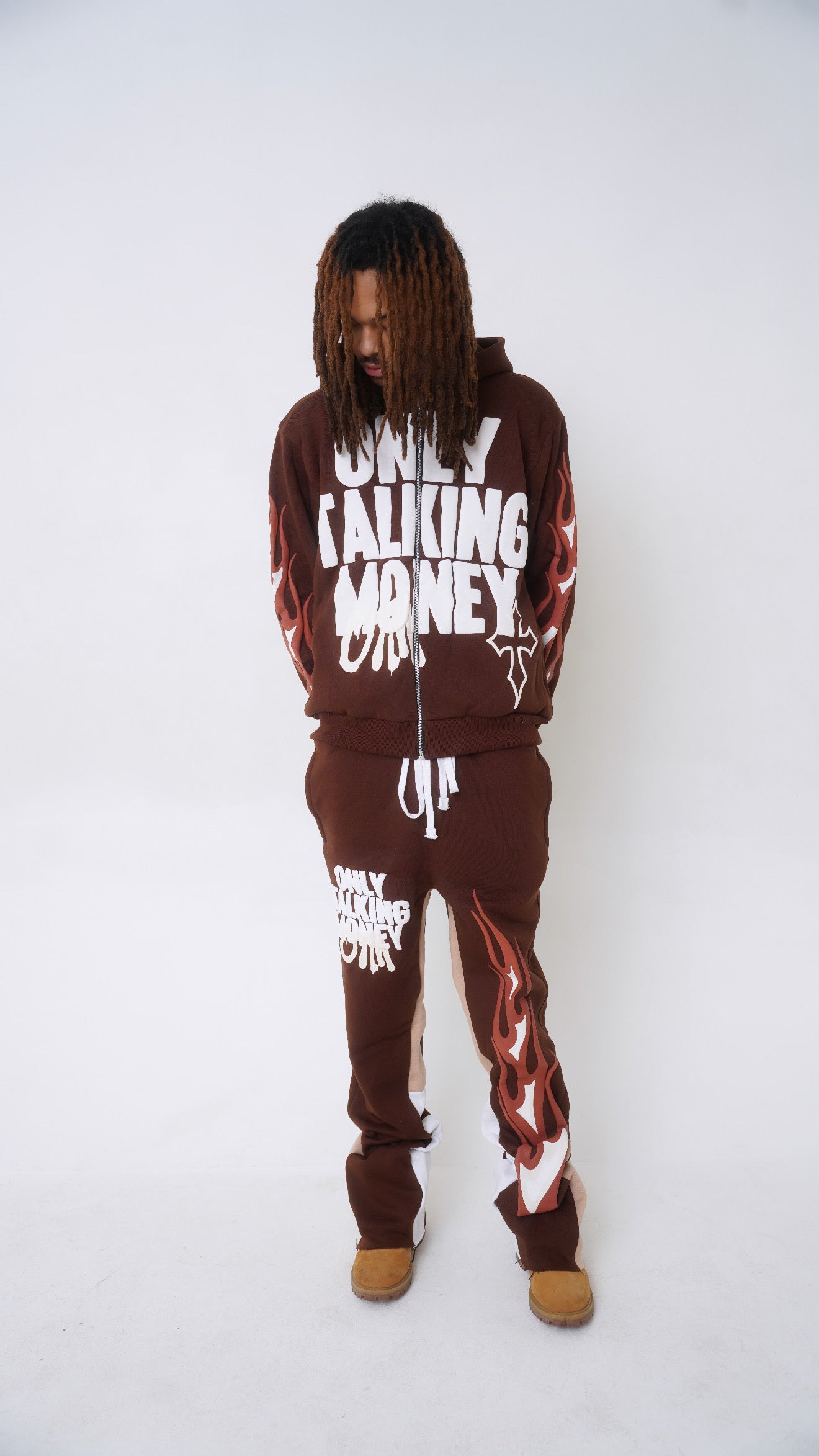 OnlyTalkingMoney Flame Set (Brown)